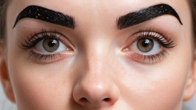 تصویری از نتیجه فیبروز ابرو که به تقویت و گسترش ابروهای خفیف کمک می‌کند