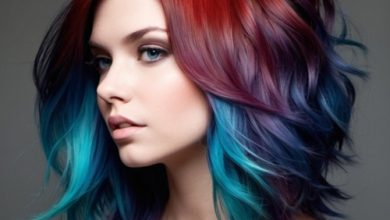 تصویری از موهای رنگی فانتزی که با استفاده از تکنیک‌های مناسب به دوام و زیبایی بیشتری دست یافته است